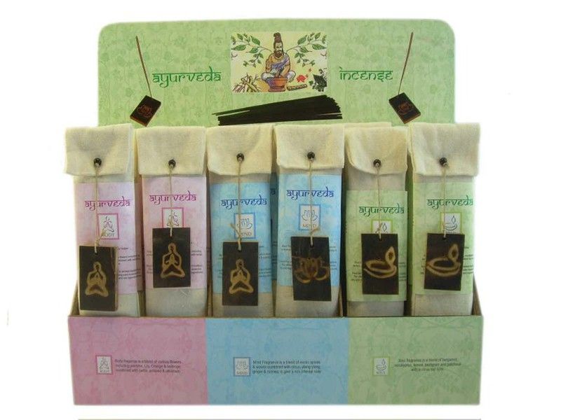 Pack de 3 Inciensos Ayurveda 