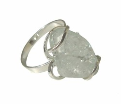 Anillo Saturno Cristal de Roca