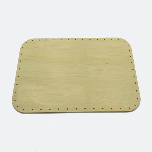 Base rectangular madera contrachapada 30/20cm