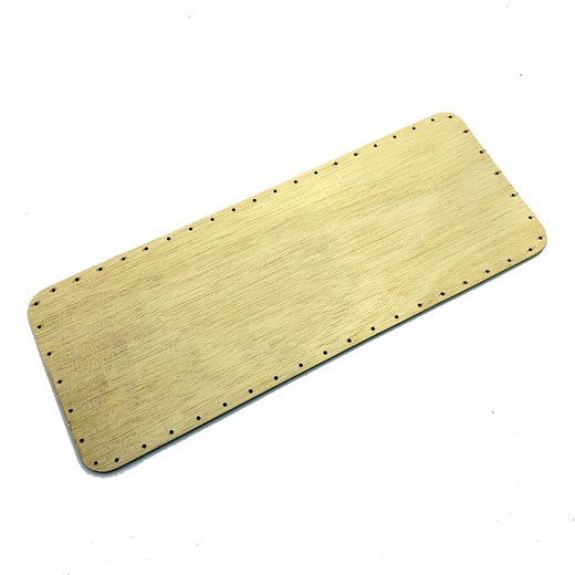 Base rectangular madera contrachapada 40/15cm