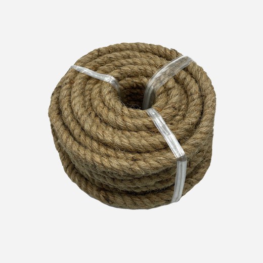 Bobine de corde de Jute naturel diamètre 12 mm 2 kgs