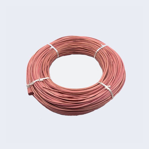 Bobina di midollo di rattan rosa 250grs