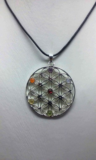 Pendentif fleur de vie