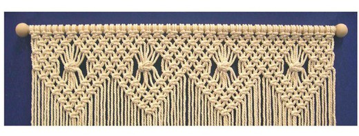 Rideau macramé Mod 202 90 x 210 cm