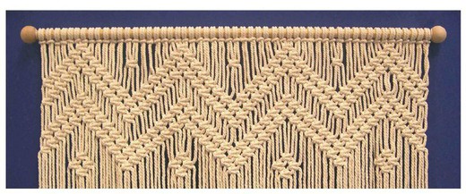 Cortina Macrame Mod 401 80 x 210 cms