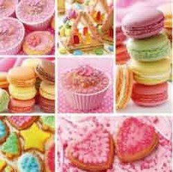 Cuadro pasteles cupcakes