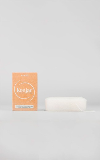 Spugna corpo Konjac bianca