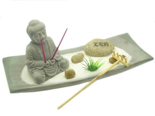 Jardin Zen en pierre 25 x 10 cm (DERNIERS UNITÉS)