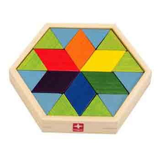 Jogo infantil Bamboo Puzzle Diamonds