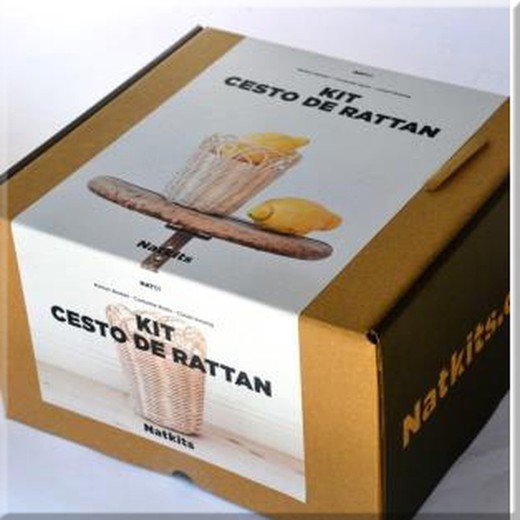 Kit cesto rattan