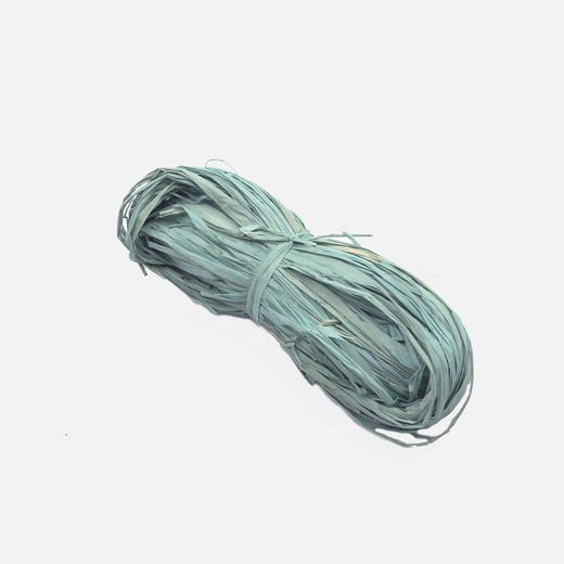 Pelote de raphia naturel Extra Bleu Turquoise 50 gr