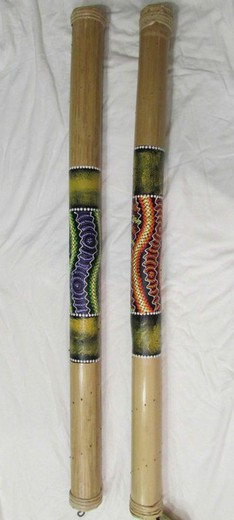 Palo de lluvia bambú 90cm aborigen