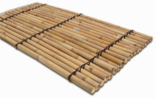 Panel de bambú caña entera