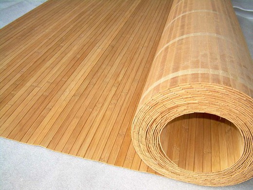 Rouleau de 30 m2 (15 x 2 m) de lattes de parquet en bambou