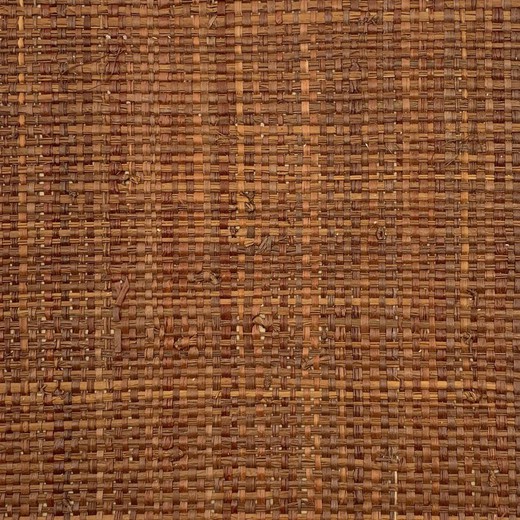 Rollo tejido rafia color caldera trama ancha 120 cm x 50 mtrs