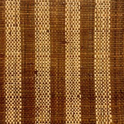 Tecido de ráfia marrom/natural listrado trama larga 120 cm x 50 mts