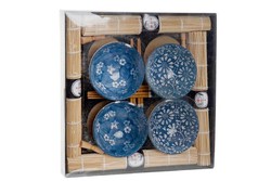 Set Sushi 20 p ceramica y bambú