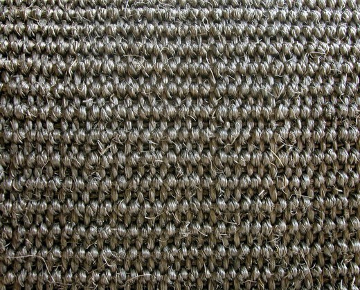 Tissu bouclé sisal Gris