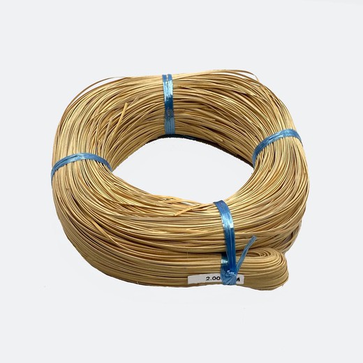 Tira de rattan natural 2,50 mm 500 grs