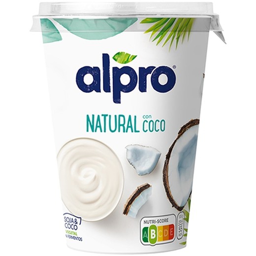 Yogur vegetal de coco