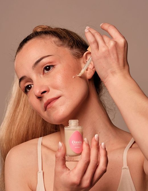 Cosmética facial natural