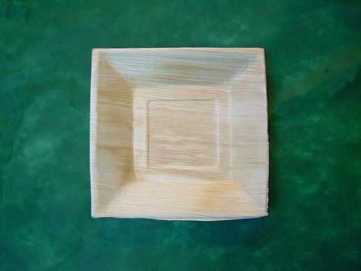 10 petites assiettes carrées