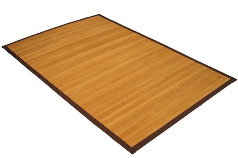 Alfombra de Bambú natural con hilo — Dbambu