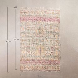 Tappeto in Juta e Cotone 284 X 174 cm
