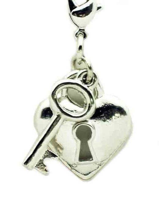 Amuleto llave con corazón amor