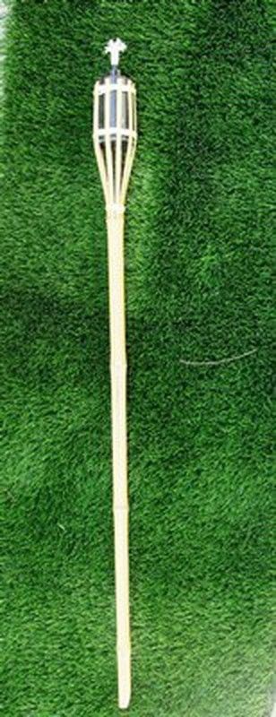 Tocha de jardim de cor natural clássica