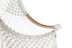 Acchiappasogni all'uncinetto e in rattan Luna White