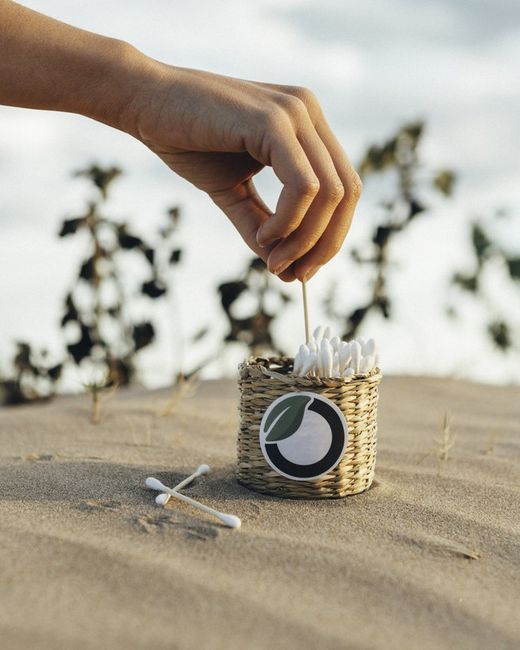 Cotonetes orgânicos de algodão e bambu BIO