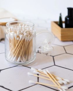 Cotonetes orgânicos de algodão e bambu BIO