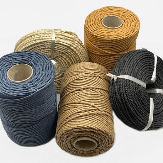 Bobine de cordon papier type danois bleu 150 m