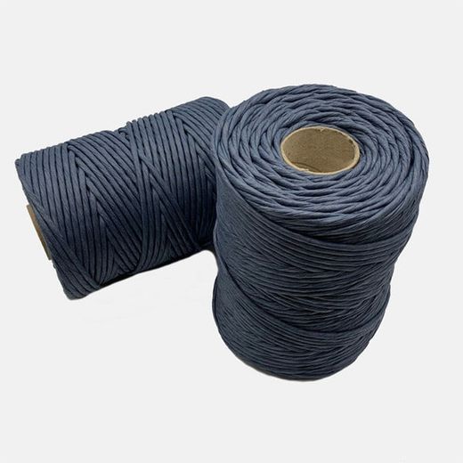 Bobine de cordon papier type danois bleu 150 m