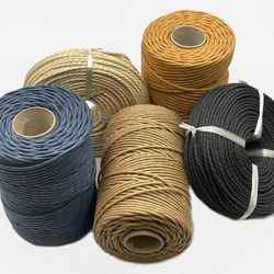 Bobine de cordon papier type nordique couleur kraft 3.50 / 4.00 mm