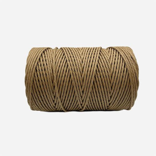 Bobine de cordon papier type nordique couleur kraft 3.50 / 4.00 mm