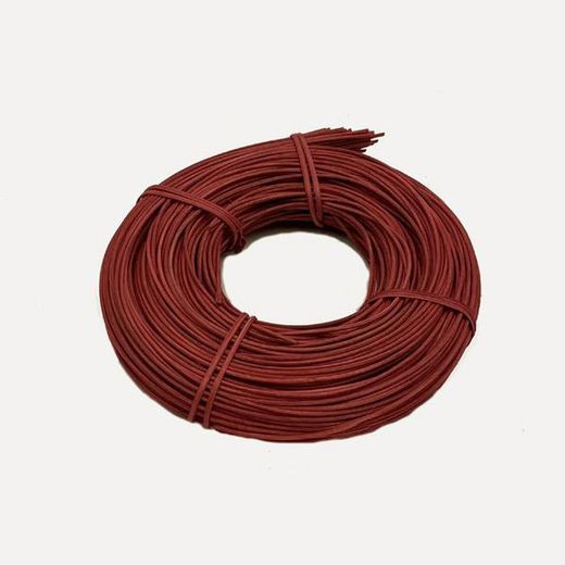 Bobina médula ratán burdeos 250 grs 1,5 mm