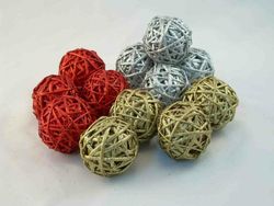 Boules Boules avec paillettes (sac 12 u.)