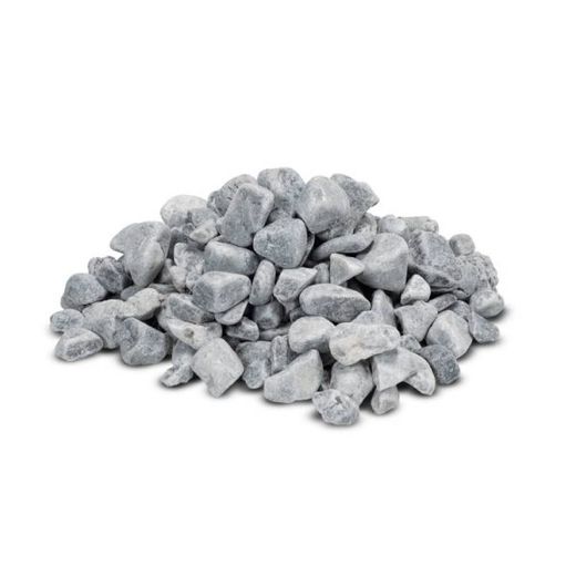 Galet Marbre Gris neige (sac 20 kg)