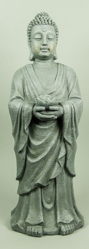 Buda Bhahma Lotus efecto piedra 62,5cm — dbambu