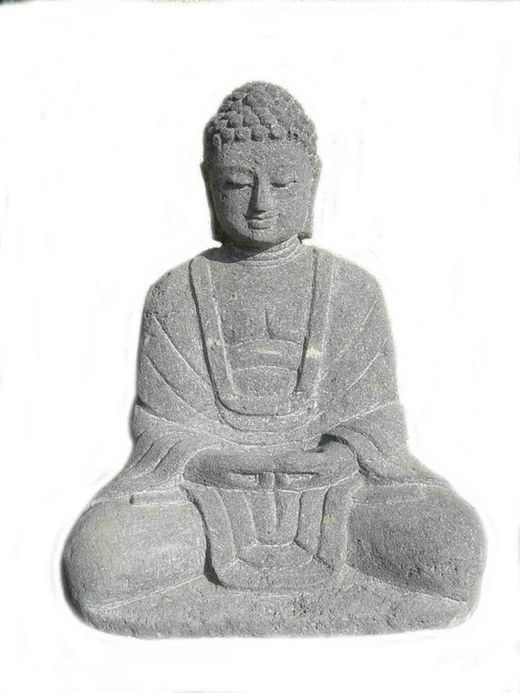 Buda de piedra tallado a mano