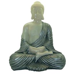 Buda plateado con luz