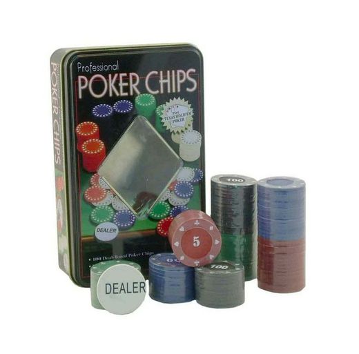 Caixa de fichas de pôquer