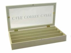 Boîte porte-capsules de café