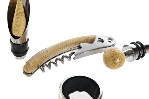 Cofanetto tondo di accessori per il vino