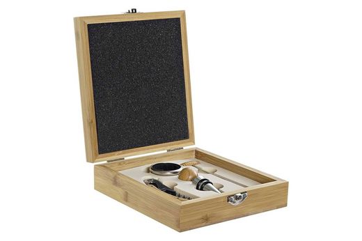 Coffret d'accessoires pour le vin