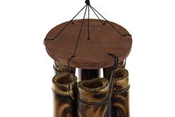 Carillon à vent en bambou avec papillon