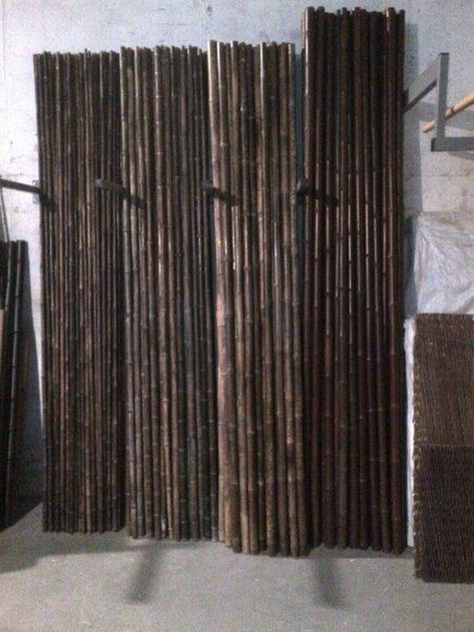 Canne de bambou décoration ethnique Nigra