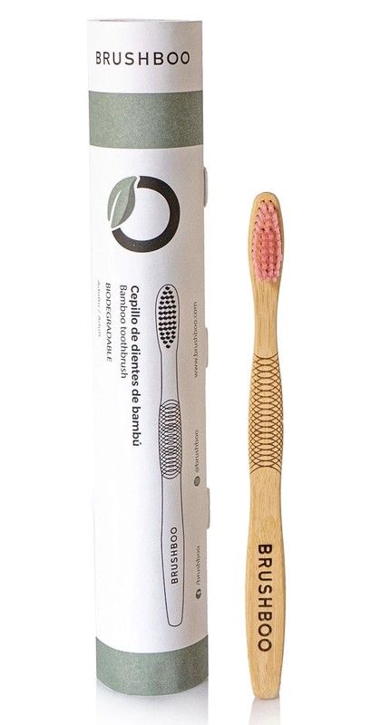 Brosse à Dents Simple Adulte Rose